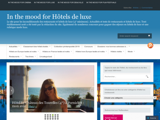 IN THE MOOD FOR HOTELS DE LUXE