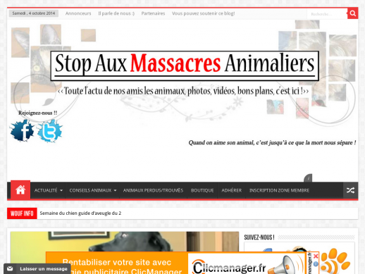 stop aux massacres animaliers