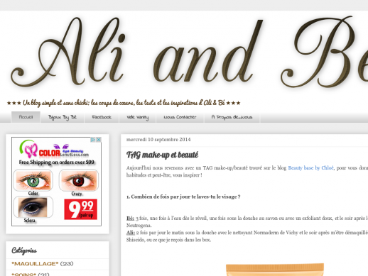 Ali&Bé Blog