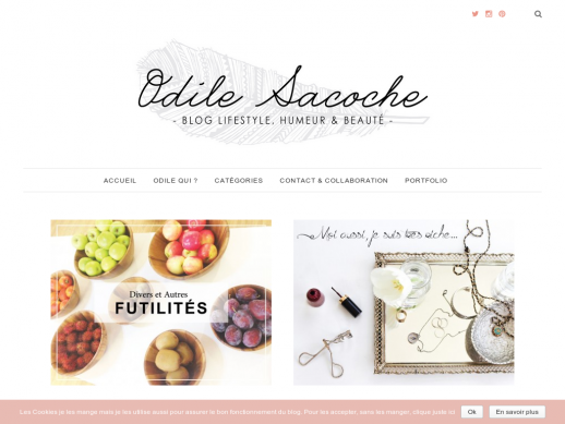 Odile Sacoche - Blog Belge Lifestyle, Humeur & Beauté