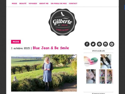 Le blog de Gilberte by Julie 