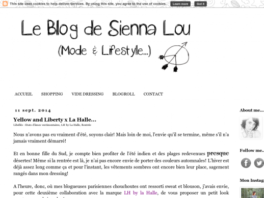 Le Blog  de Sienna Lou