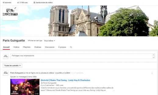 Paris Guinguette (chaîne YouTube)