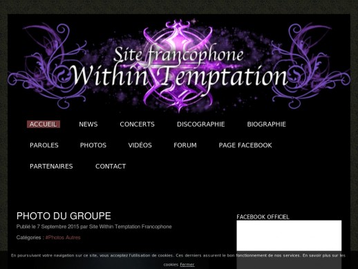 Site Francophone Within Temptation