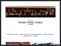 Edgar passe à table
