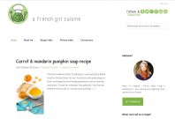 Une French girl cuisine